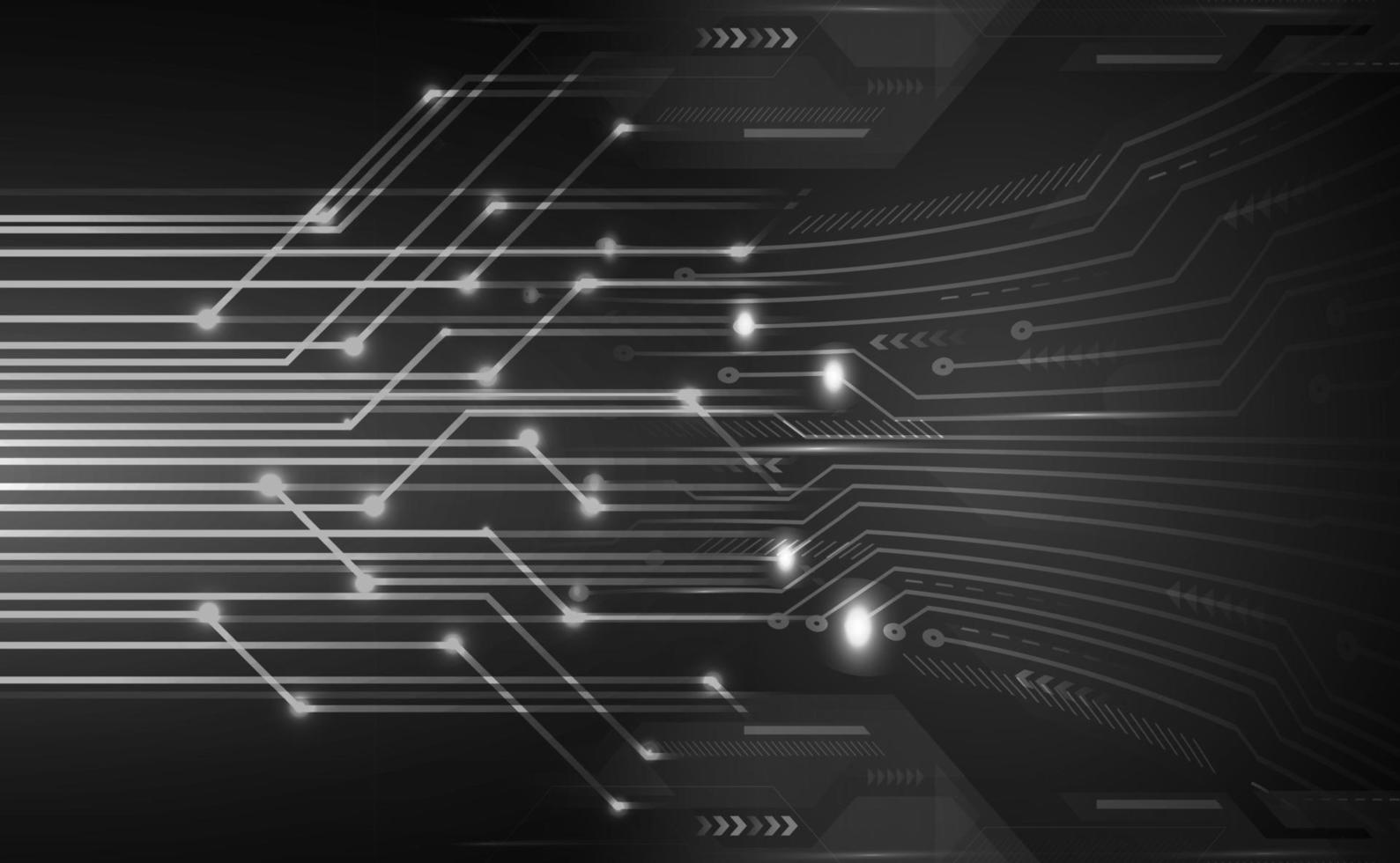 cyber circuit toekomstige technologie concept achtergrond vector