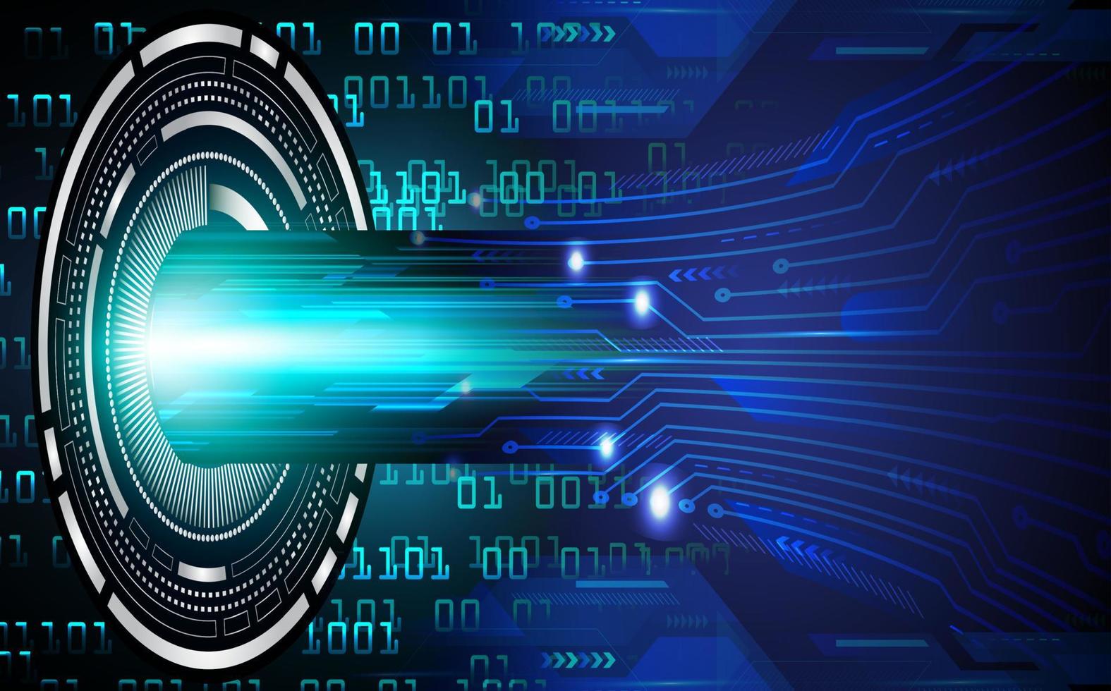 cyber circuit toekomstige technologie concept achtergrond vector