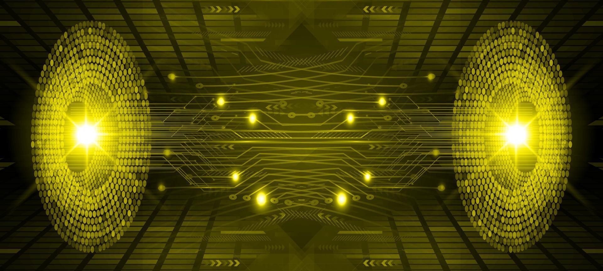 cyber circuit toekomstige technologie concept achtergrond vector