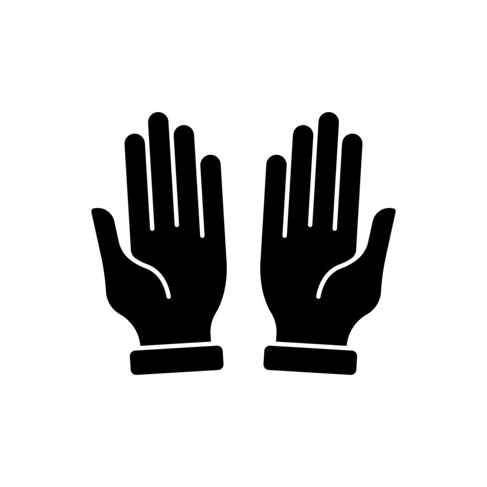 biddende hand vector icon