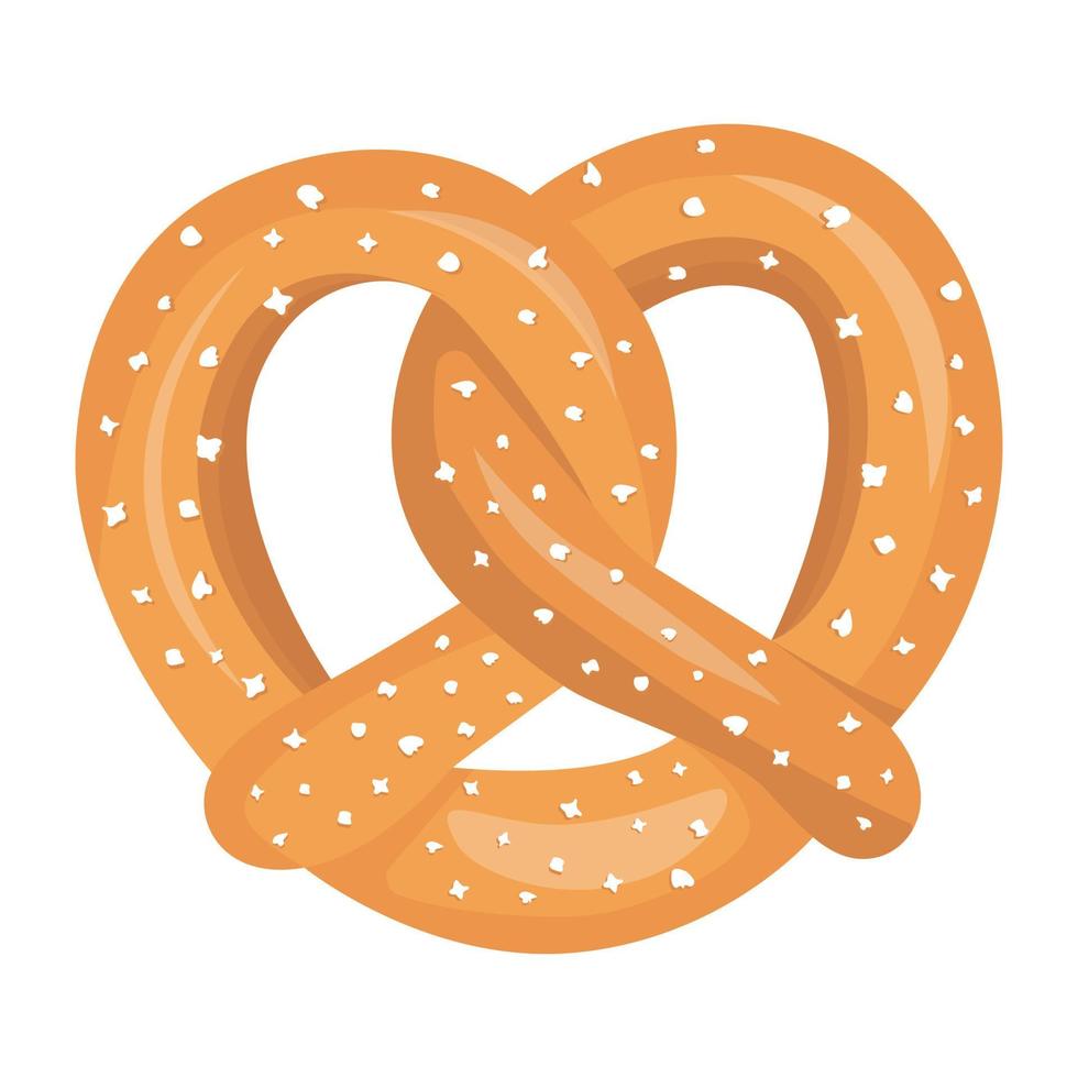 download premium isometrisch icoon van pretzel vector