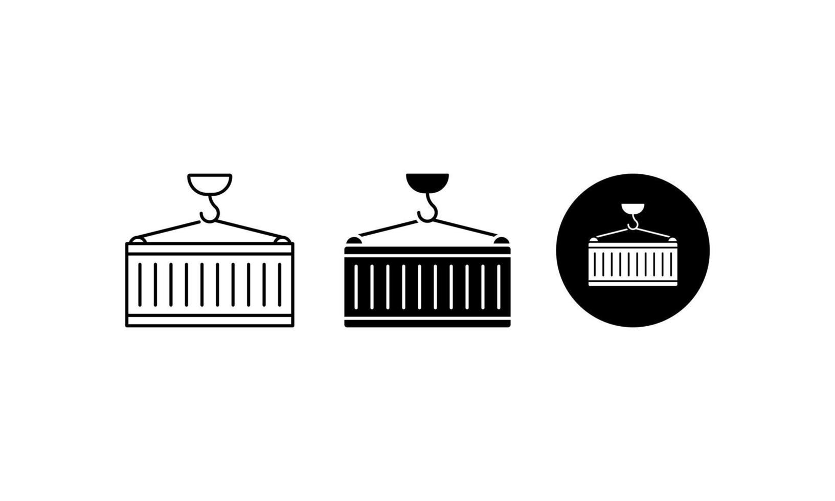 container vector pictogram