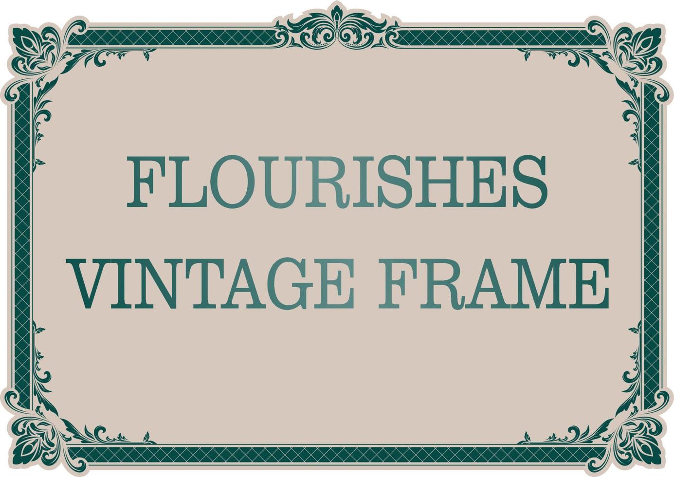 decoratief vintage frame vector
