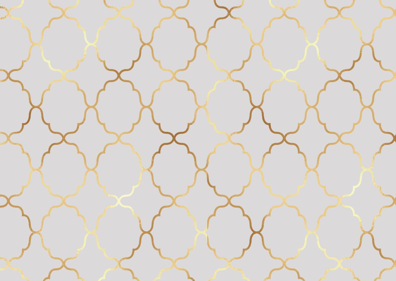 decoratieve Arabische themapatroonachtergrond met bladgoudtextuur vector