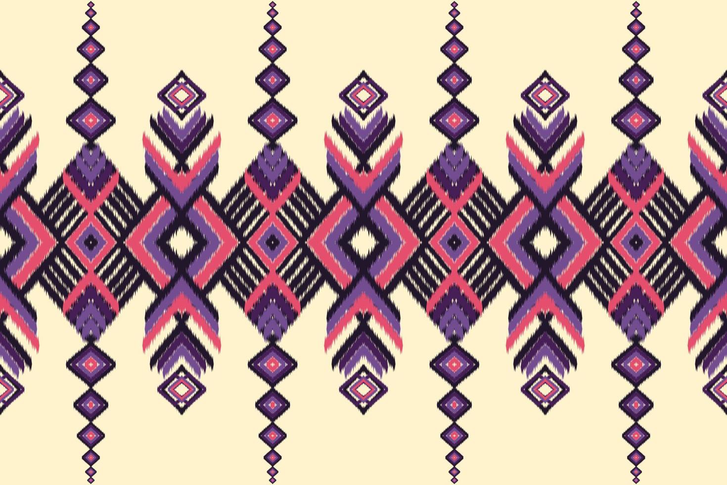 geometrische etnische oosterse patroon traditioneel ontwerp voor achtergrond,tapijt,behang,kleding,batik,stof,vector illustratie borduurstijl. vector
