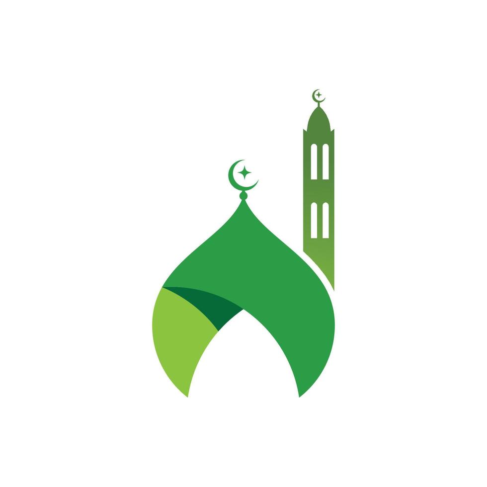 islamitisch logo, moskee vector