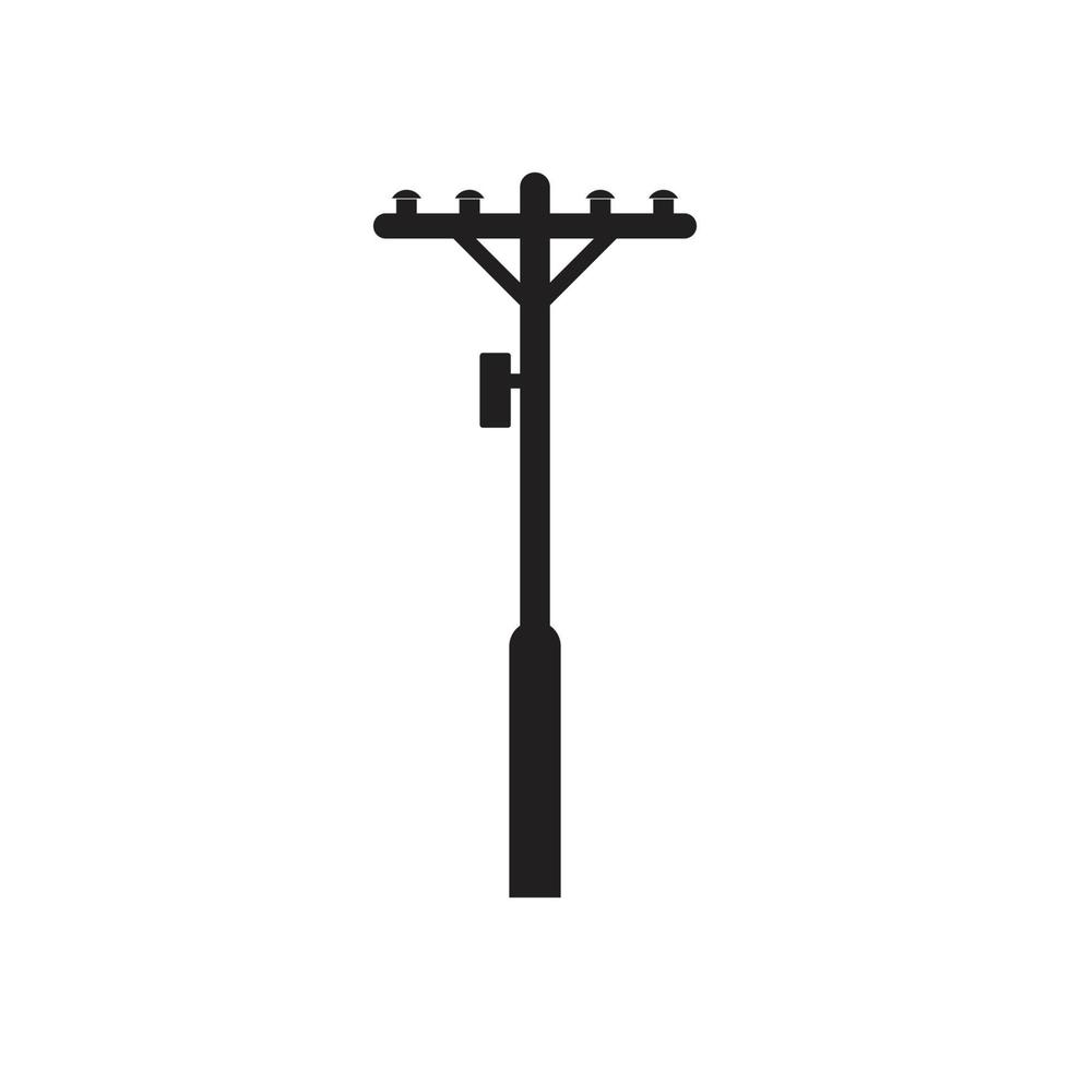 power pole logo vector