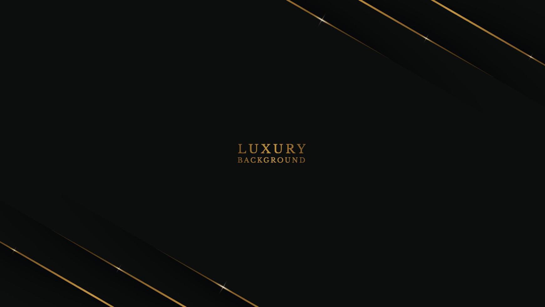 zwarte luxe gouden streep achtergrond. vector illustratie