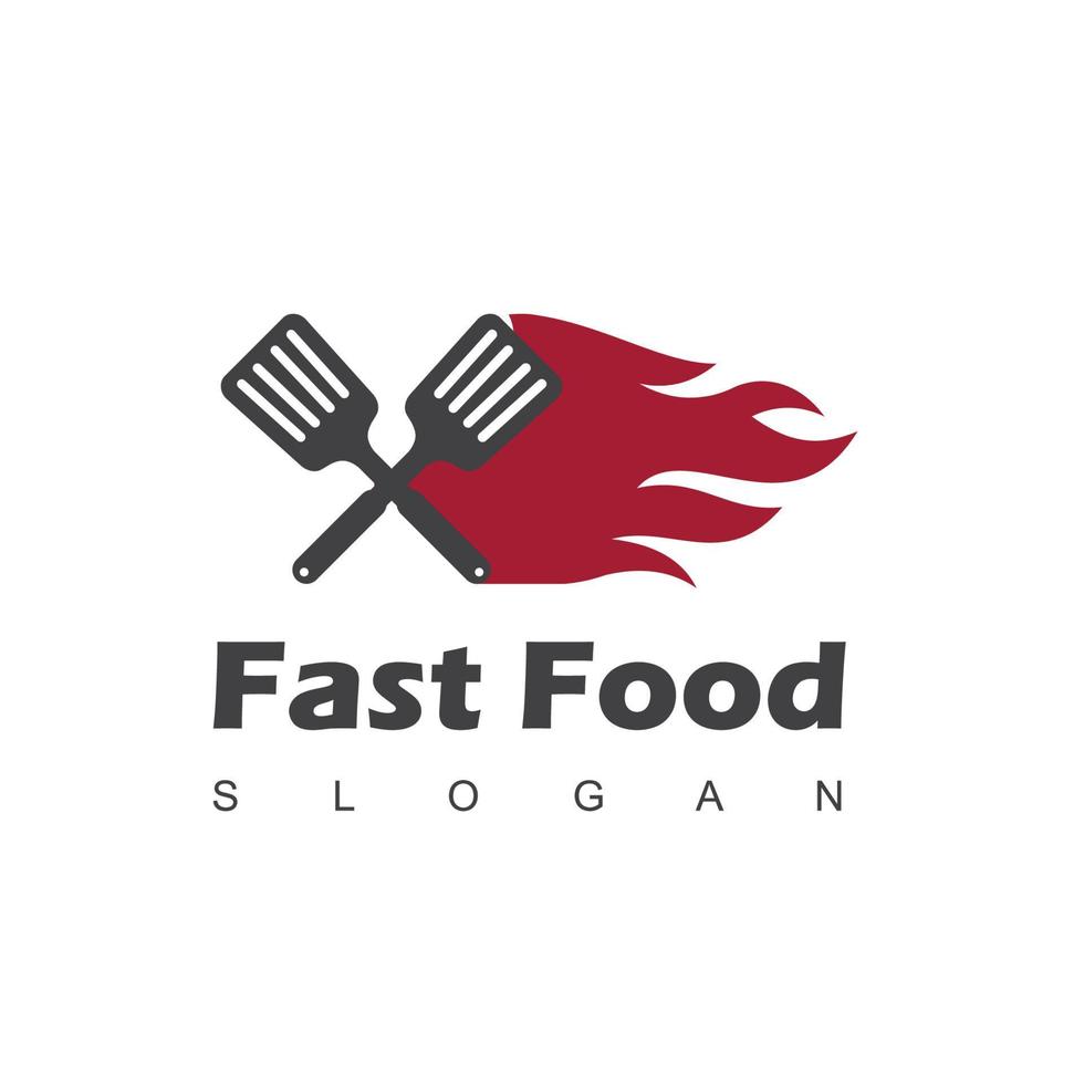 sjabloon voor fastfood-logo vector