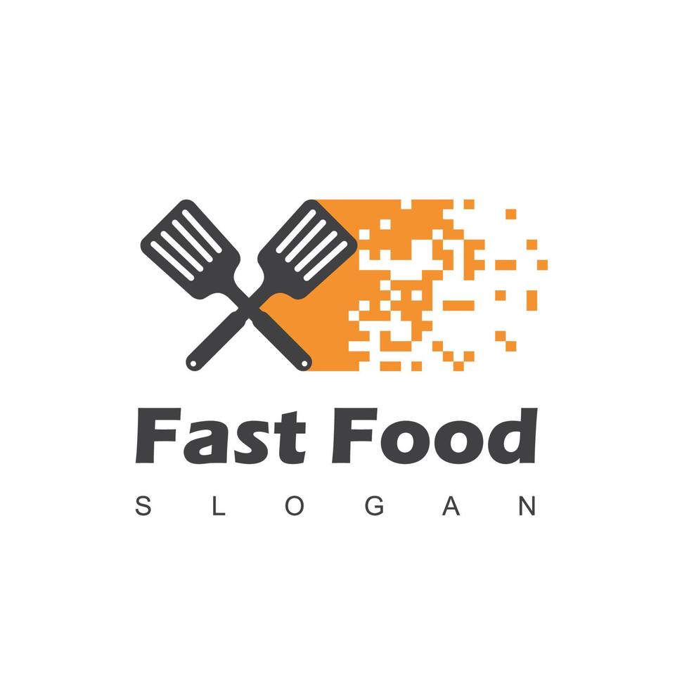 sjabloon voor fastfood-logo vector