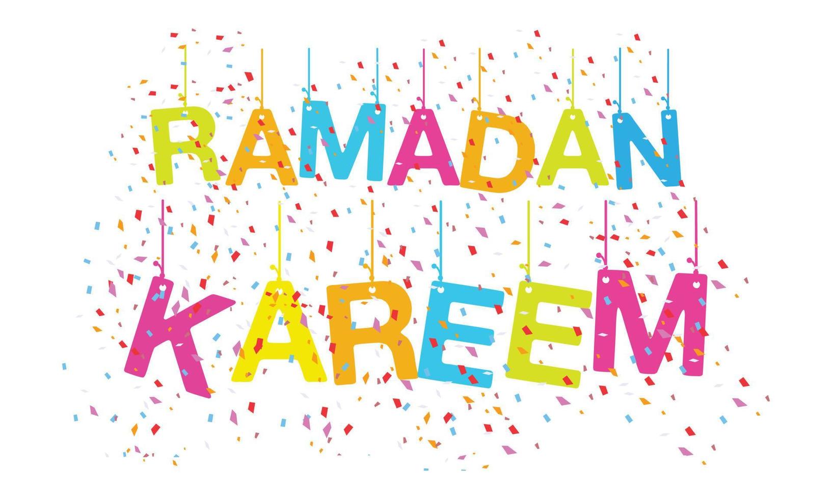 ramadan kareem ramadan mubarak eid mubarak sjabloonontwerp vector