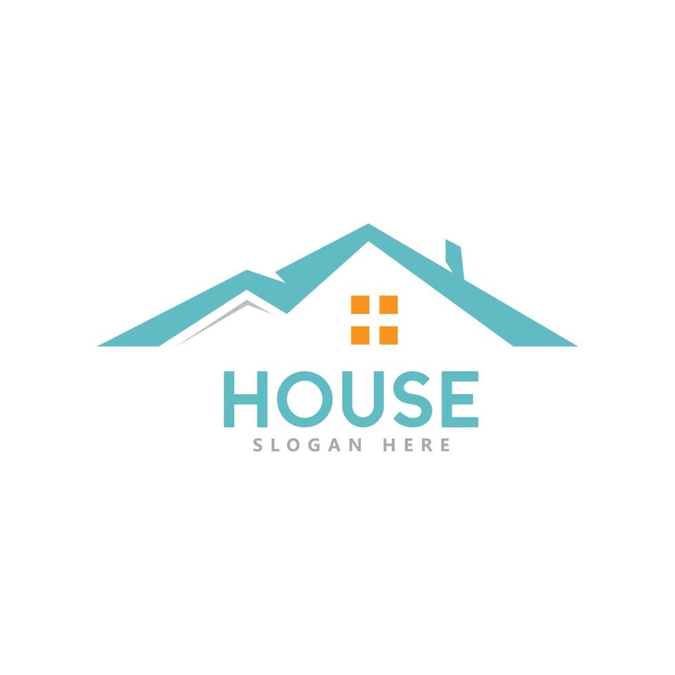 huis en appartement logo vectorillustratie vector