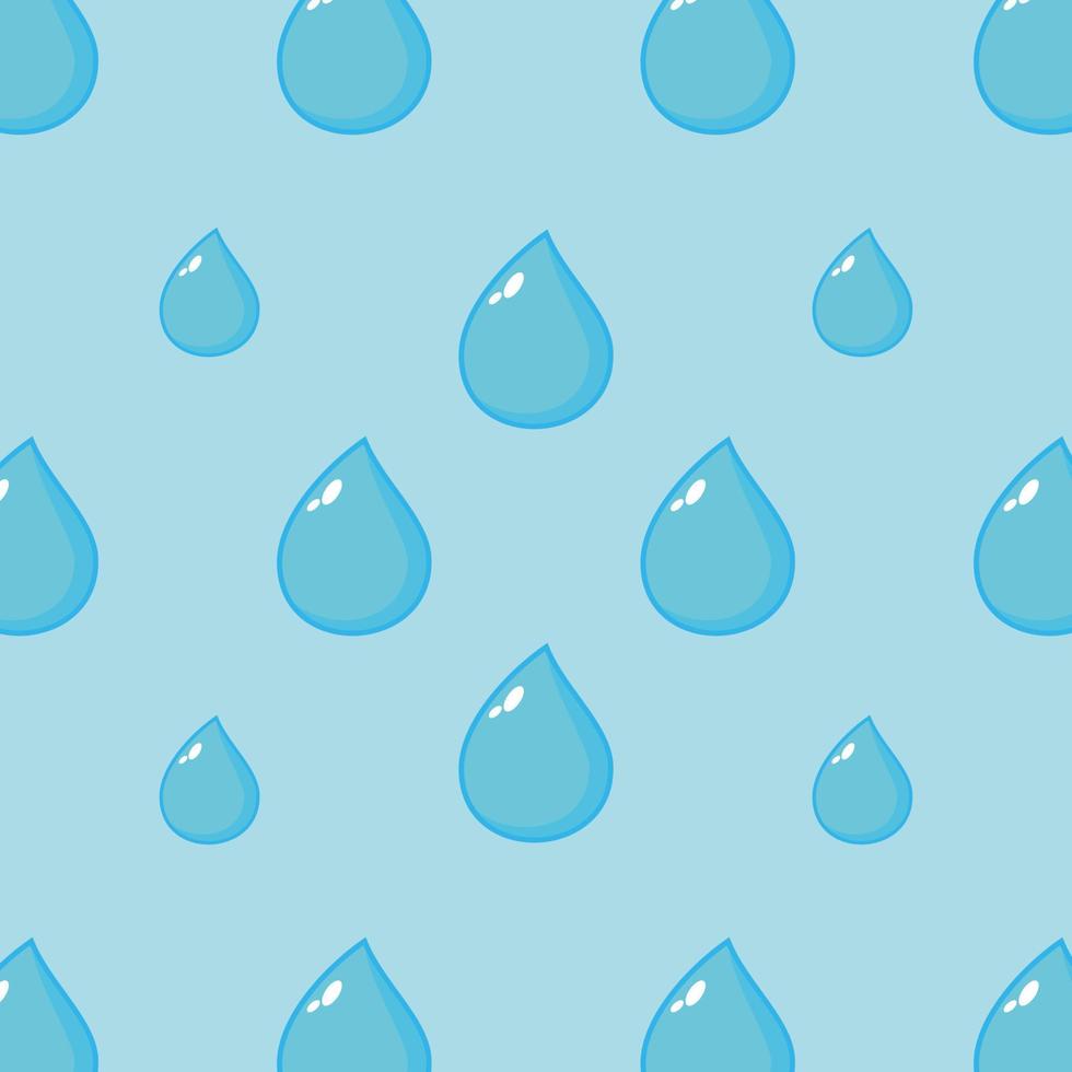 leuke grappige aqua waterdruppel op blauwe background.vector cartoon kawaii karakter illustratie ontwerp vector