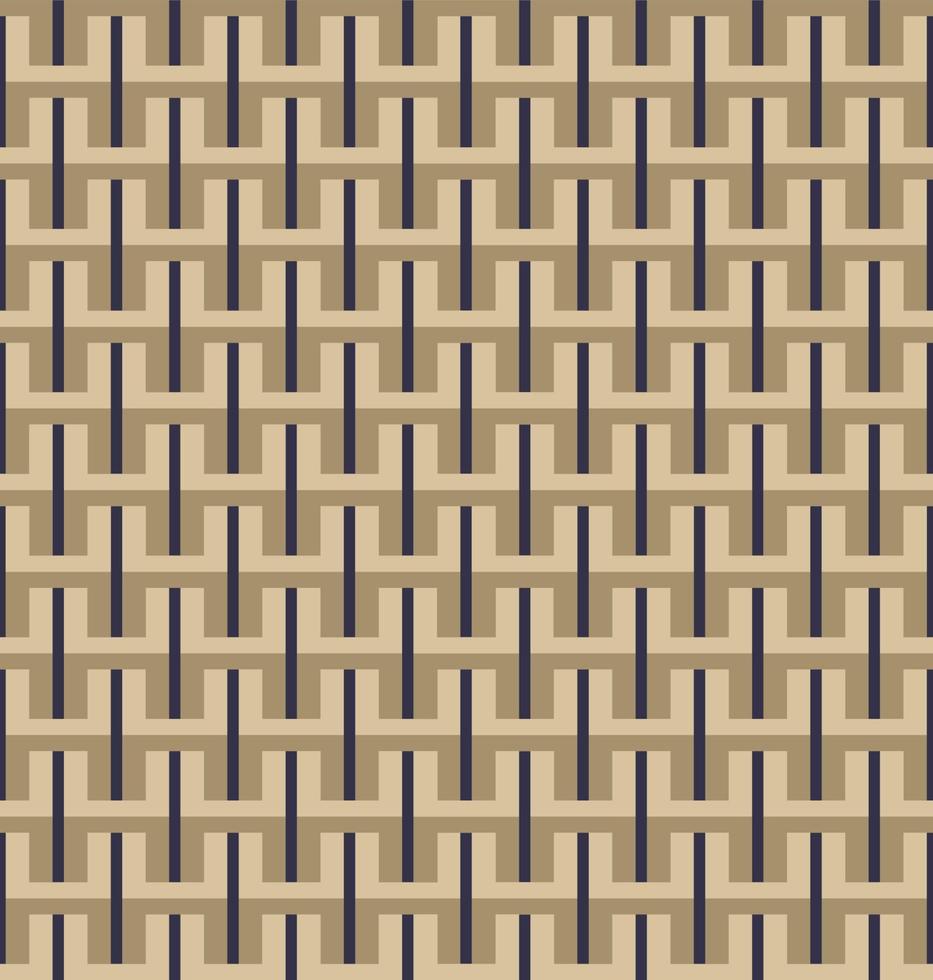 abstracte kubus vak geometrische dimensionale naadloze patroon met hedendaagse geel goud en paarse kleur achtergrond. gebruik voor omslag, textiel, sjabloon, interieurdecoratie-elementen, verpakking. vector