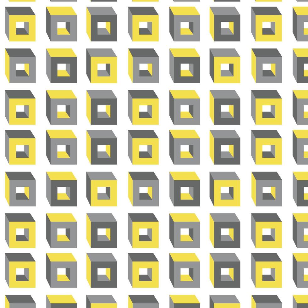 naadloos herhalend abstract patroon in pantone 2021 kleuren ultiem grijs, verhelderend op een witte achtergrond. perfect voor stof, textiel, cadeaupapier, behang, achtergrond vector