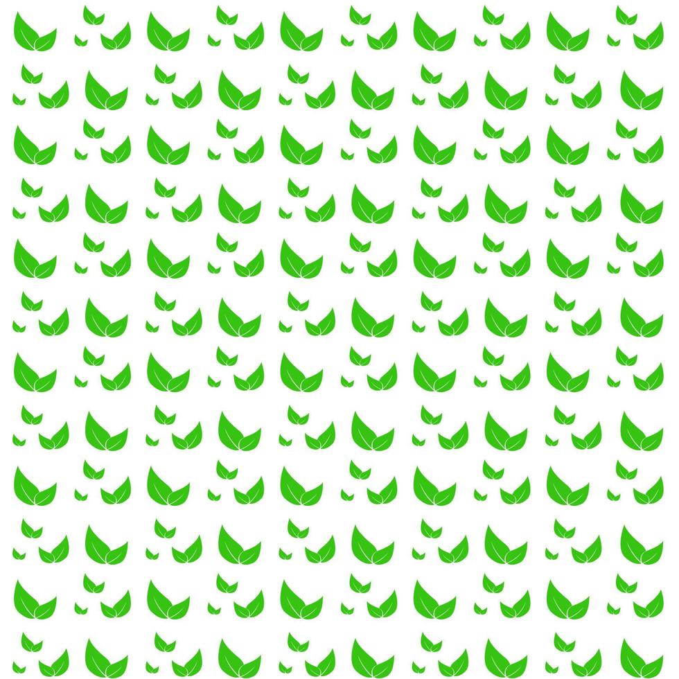 groene bladeren textuur sjabloonstijl. vers groen natuurlijk bladpatroon abstract, bladeren witte achtergrond, voor groen behang, groeileven, lente, natuur, vers, vector en illustratie