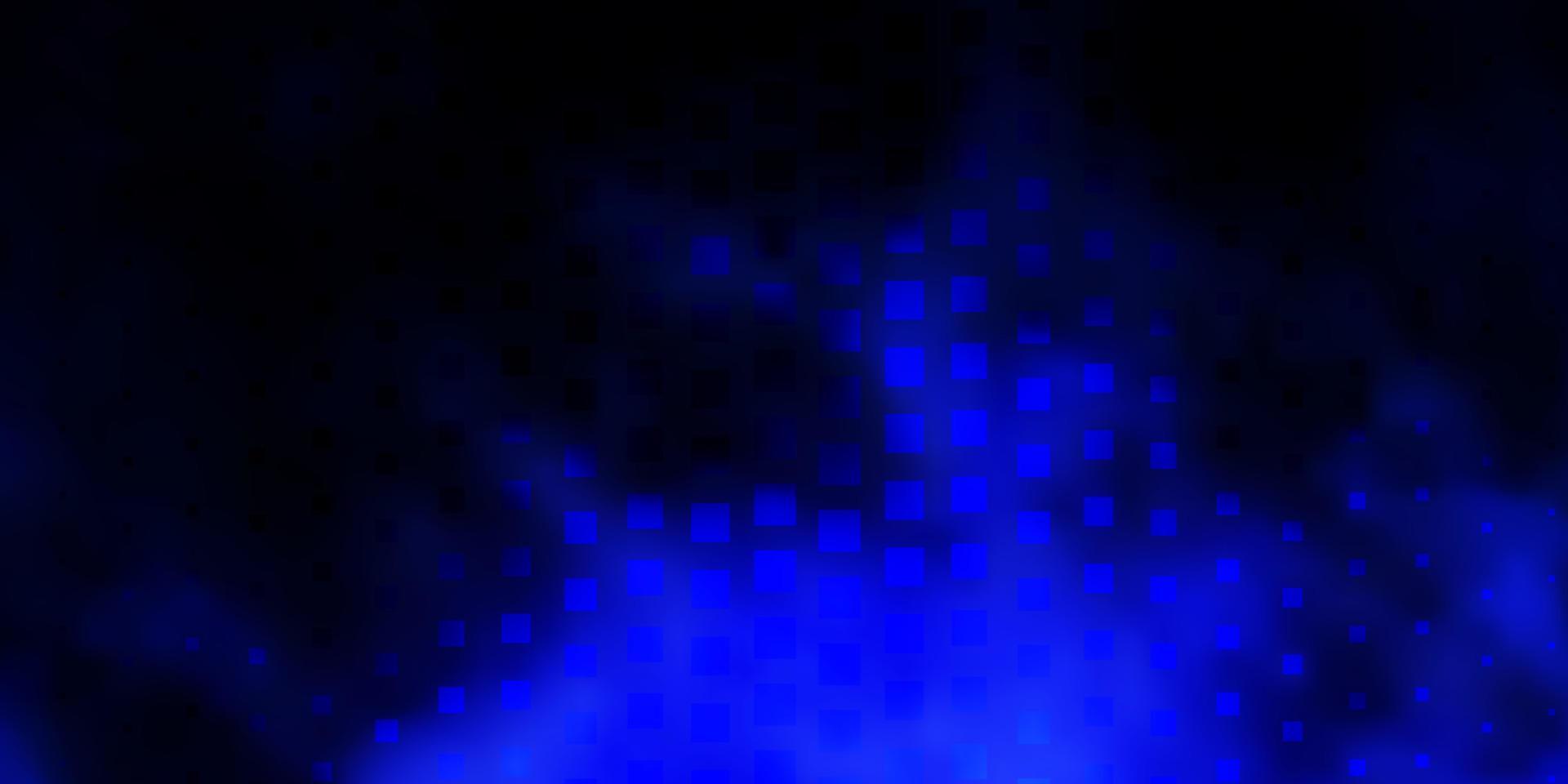 donkerblauwe vectorlay-out met lijnen, rechthoeken. vector