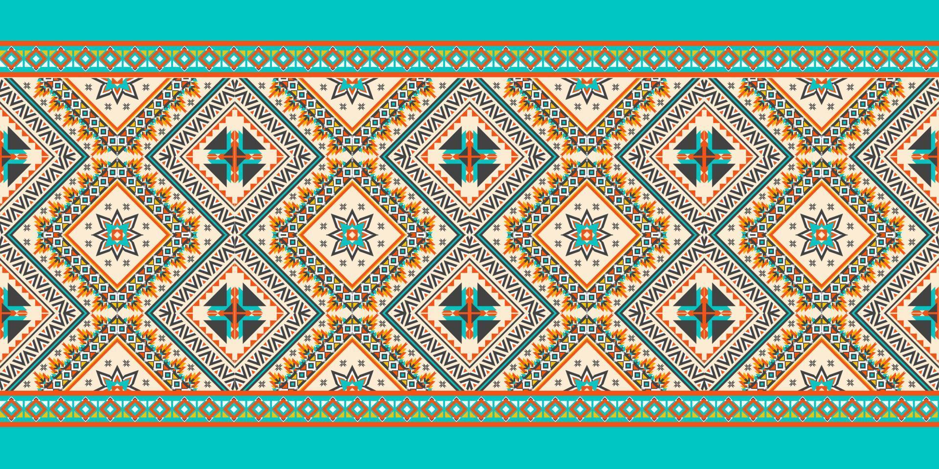 abstract etnisch ikat-chevronpatroon vector