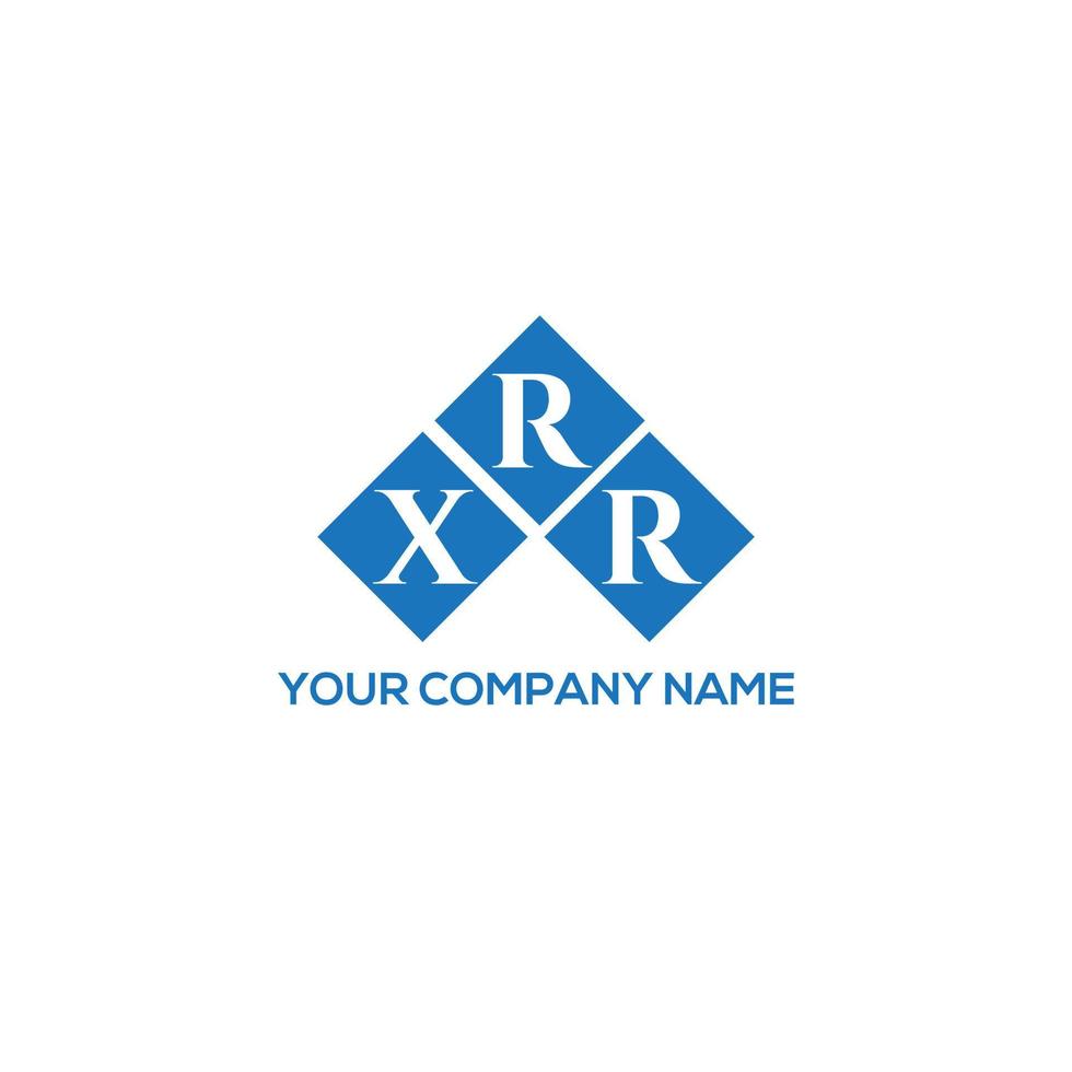 xrr brief logo ontwerp op witte achtergrond. xrr creatieve initialen brief logo concept. xrr brief ontwerp. vector