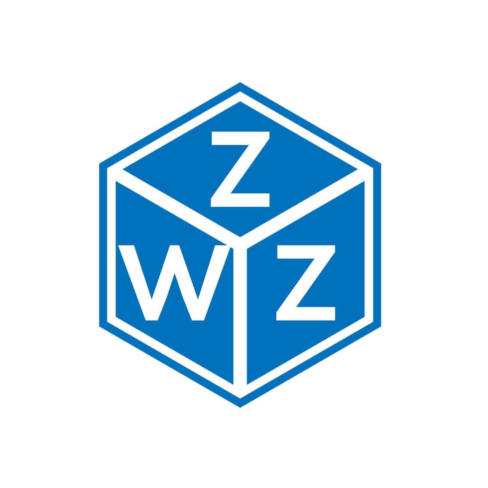 ZW brief logo ontwerp op witte achtergrond. zwz creatieve initialen brief logo concept. zwz brief ontwerp. vector