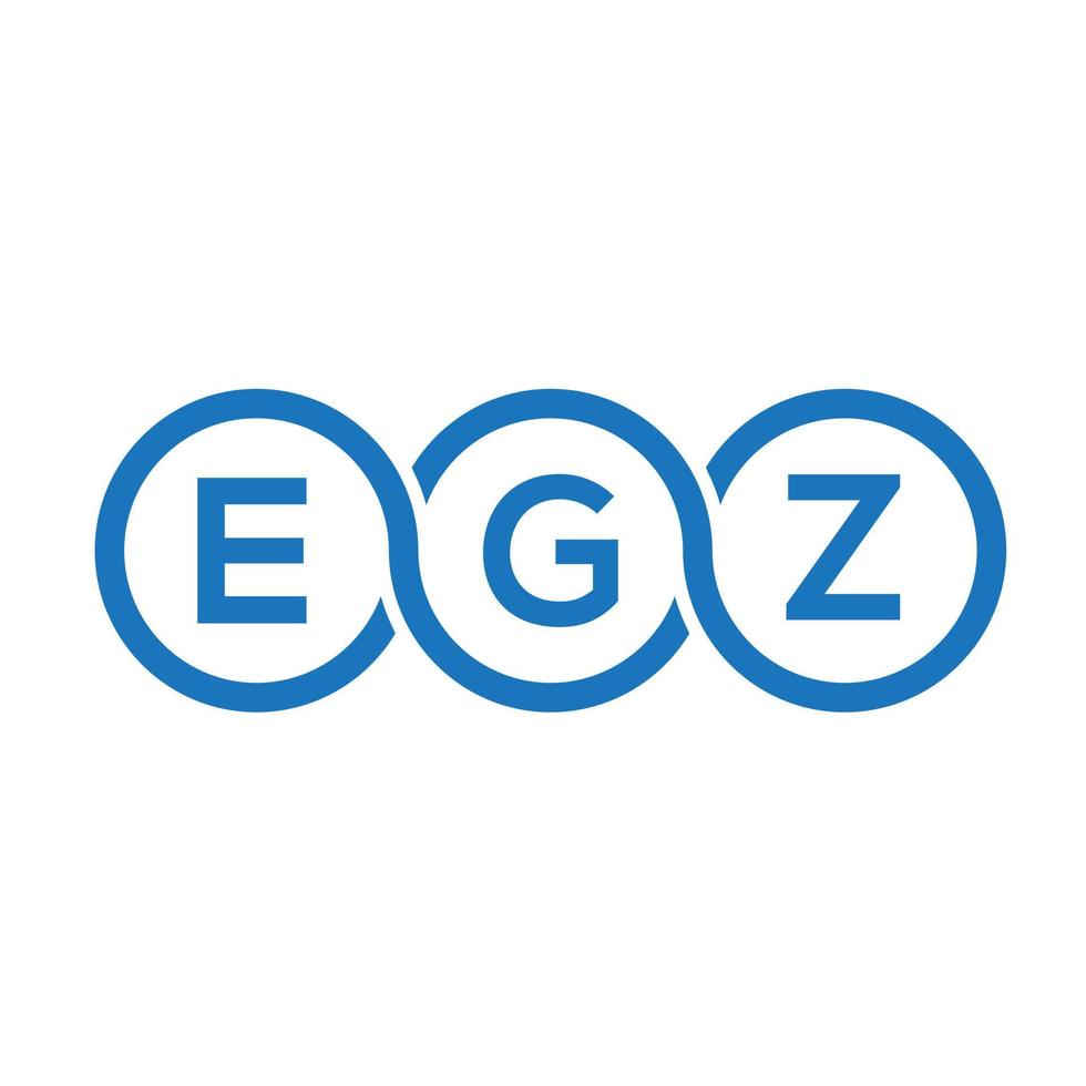 egz brief logo ontwerp op zwarte background.egz creatieve initialen brief logo concept.egz vector brief ontwerp.