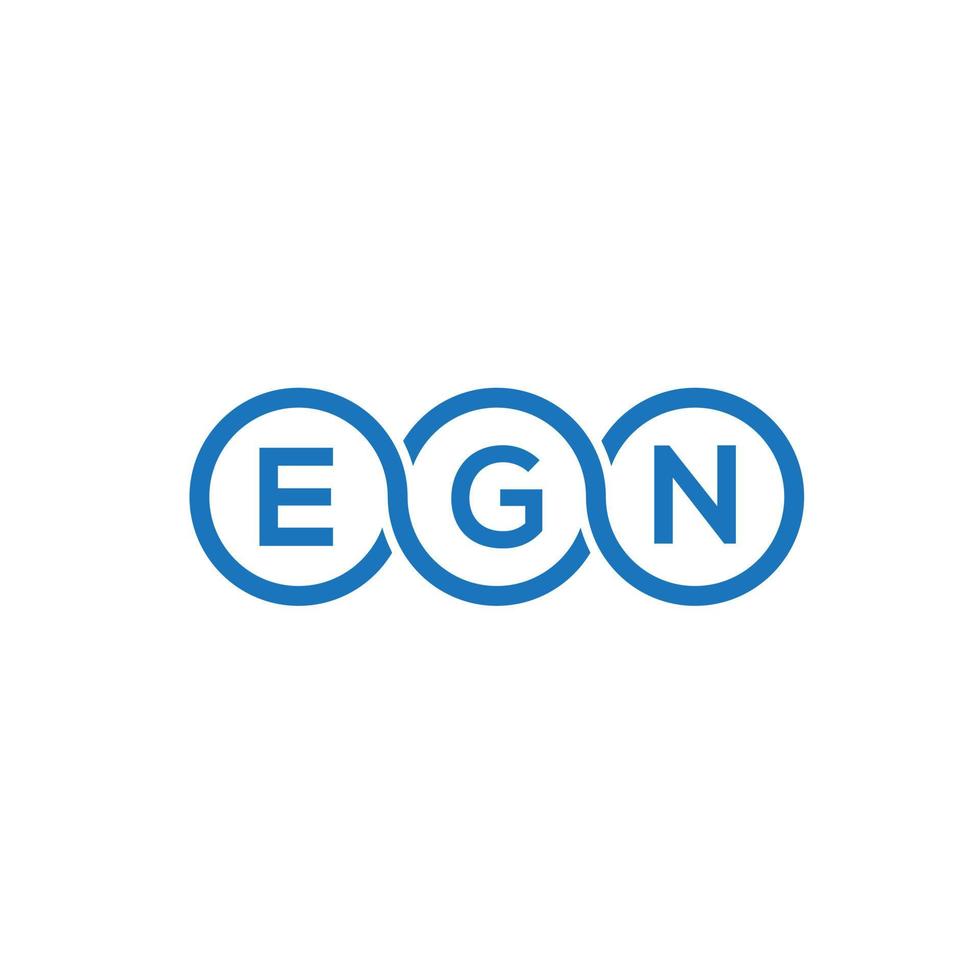 egn brief logo ontwerp op zwarte background.egn creatieve initialen brief logo concept.egn vector brief ontwerp.