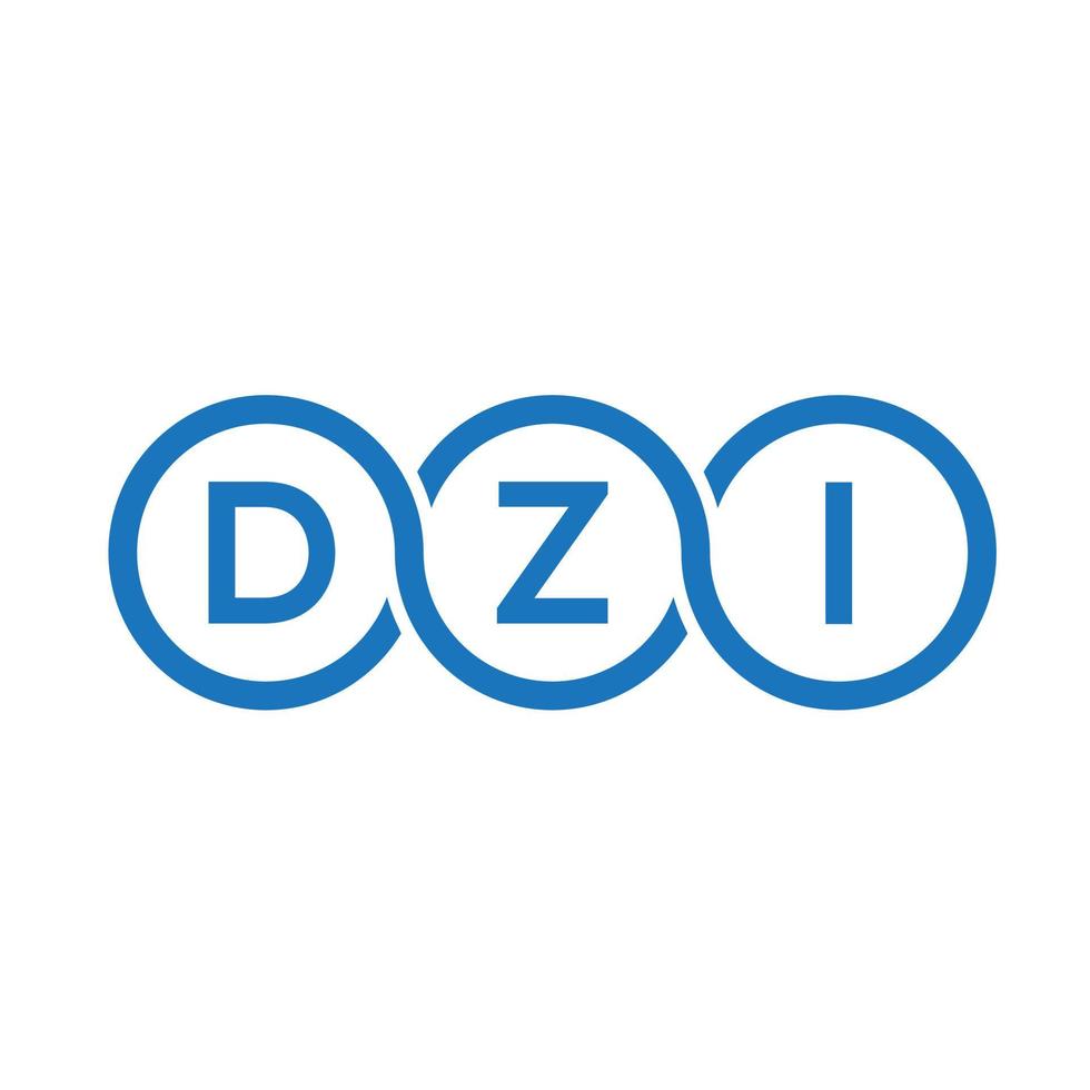 dzi brief logo ontwerp op zwarte background.dzi creatieve initialen brief logo concept.dzi vector brief ontwerp.