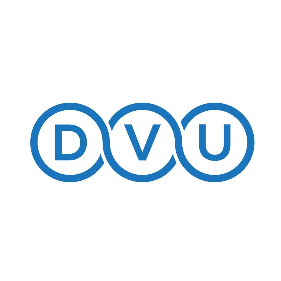 dvu brief logo ontwerp op zwarte background.dvu creatieve initialen brief logo concept.dvu vector brief ontwerp.