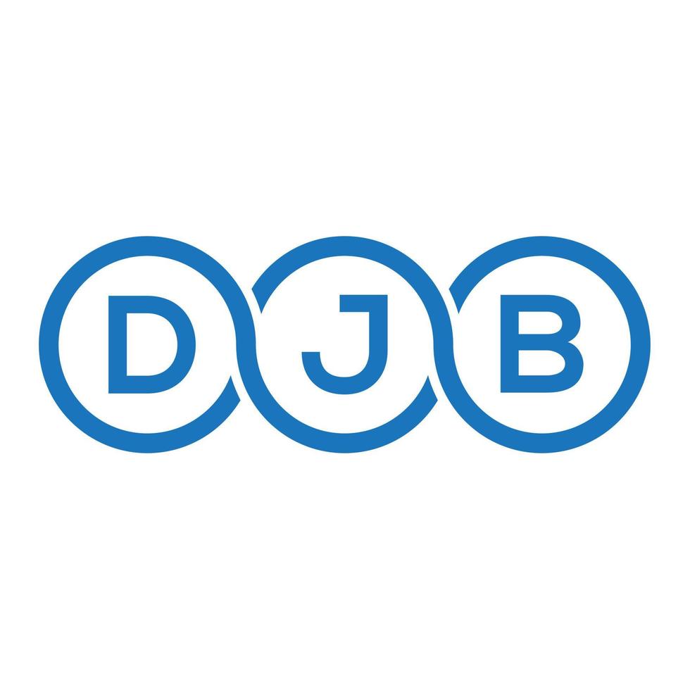 djb brief logo ontwerp op zwarte background.djb creatieve initialen brief logo concept.djb vector brief ontwerp.