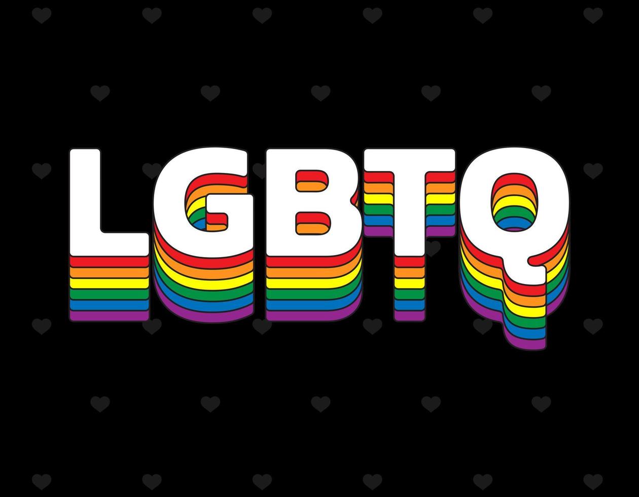 happy pride day-concept voor de lgbtq-gemeenschap. vector