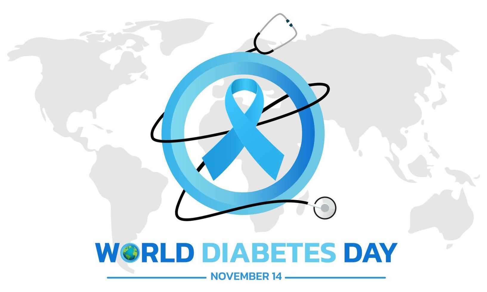 wereld diabetes dag. vector