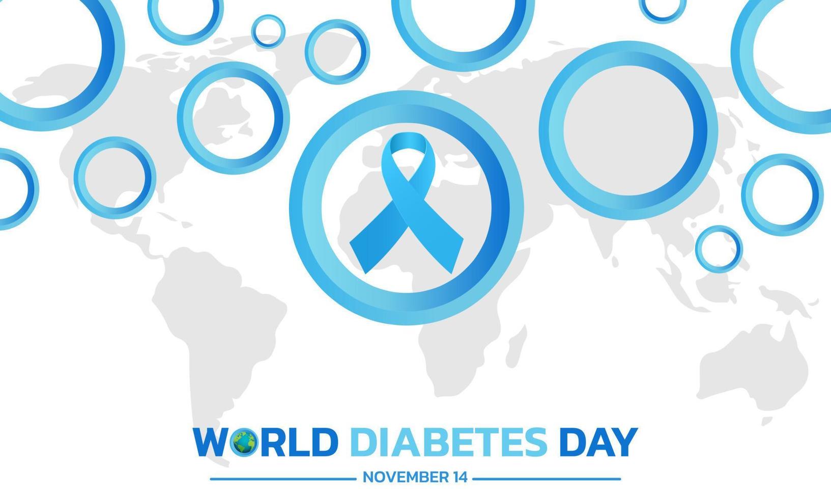 wereld diabetes dag. vector