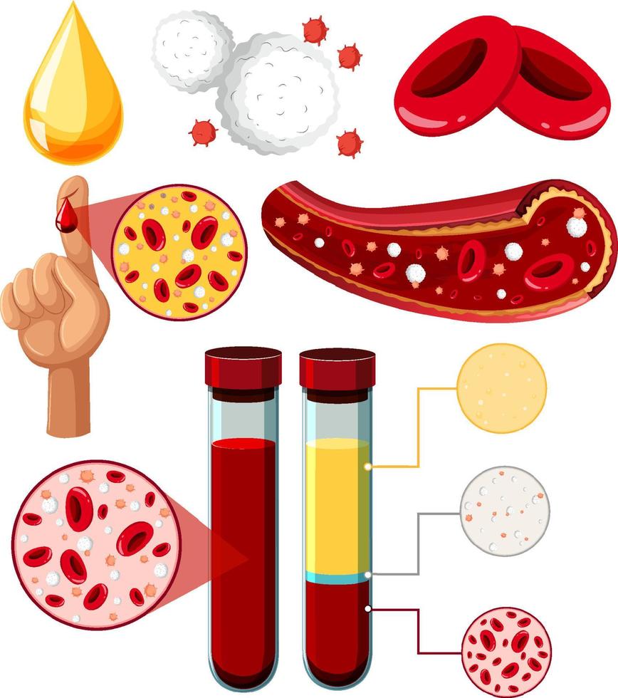 set van apparatuur die nodig is voor wetenschappelijk experiment vector