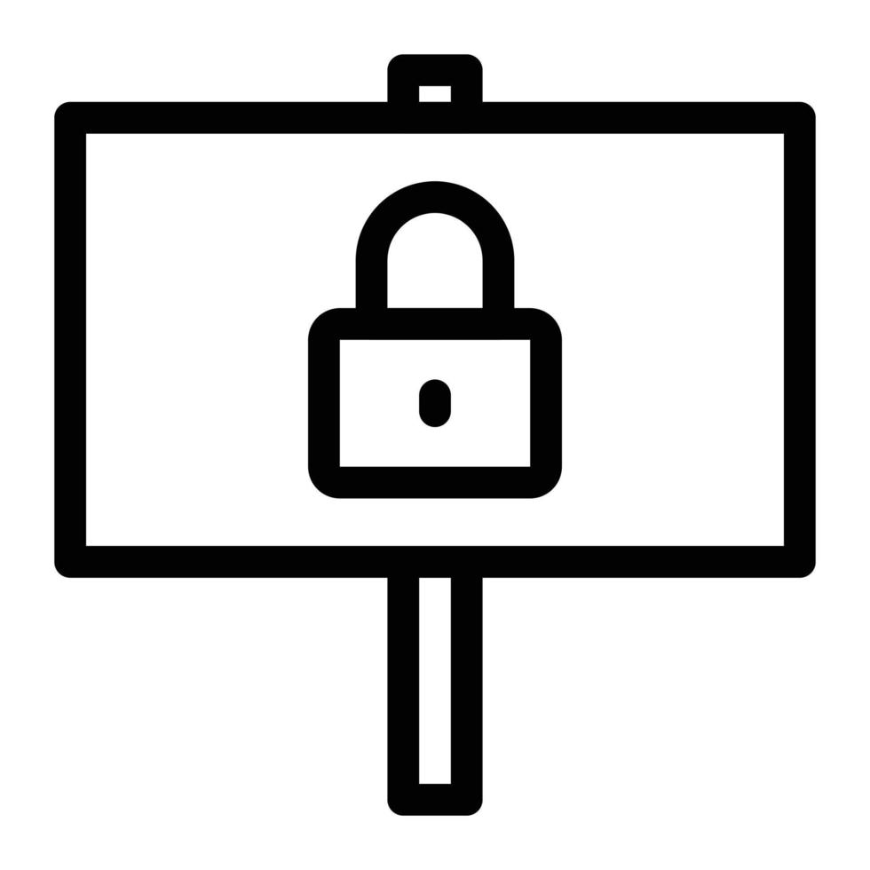 lock board vectorillustratie op een background.premium kwaliteitssymbolen. vector iconen voor concept en grafisch ontwerp.