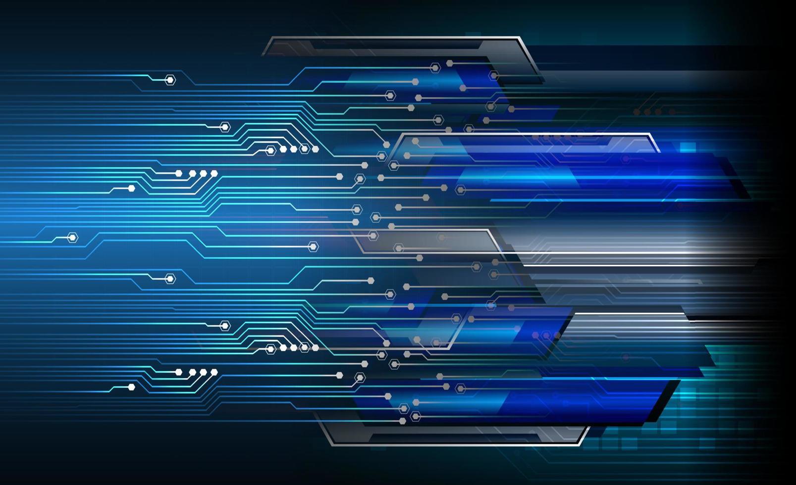 cyber circuit toekomstige technologie concept achtergrond vector