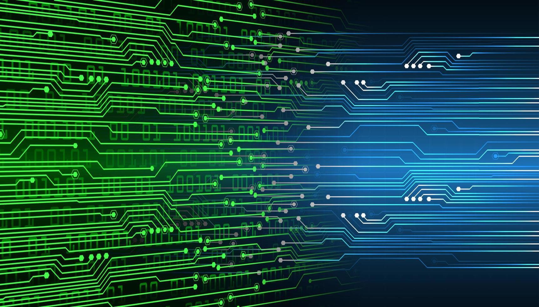 cyber circuit toekomstige technologie concept achtergrond vector