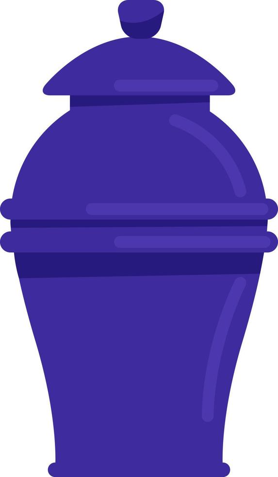 funeraire urn semi-egale kleur vectorobject vector