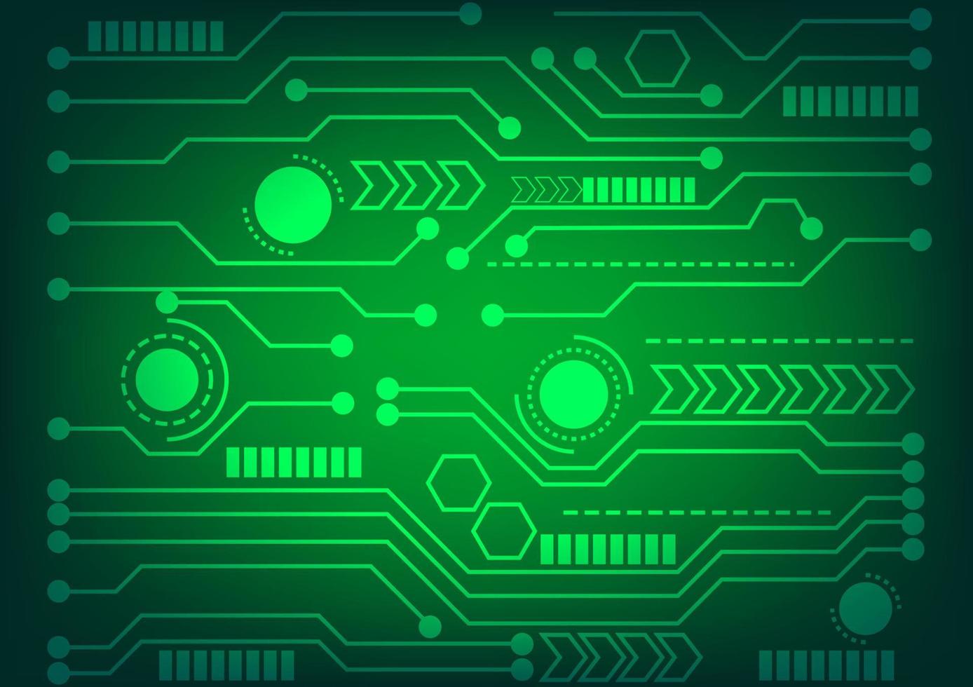 technologie digitale lijn circuit van technologie moederbord achtergrond vectorillustratie vector