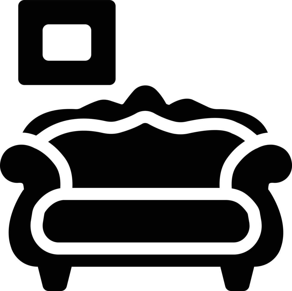 sofa vectorillustratie op een background.premium kwaliteitssymbolen. vector iconen voor concept en grafisch ontwerp.