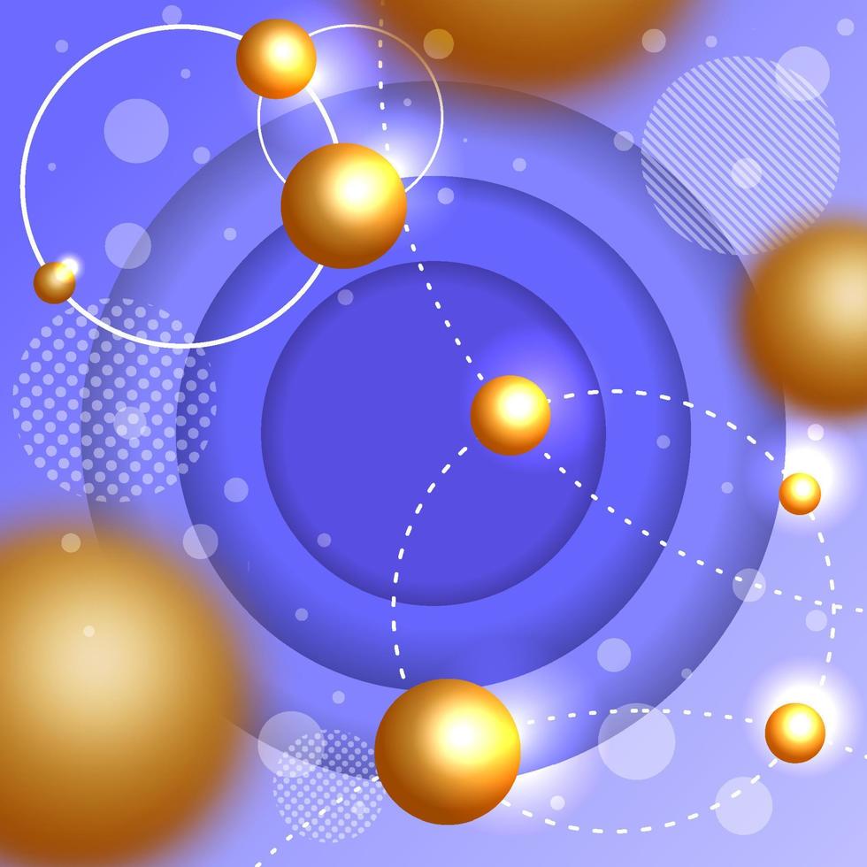 abstracte moderne 3d cirkel achtergrond vector