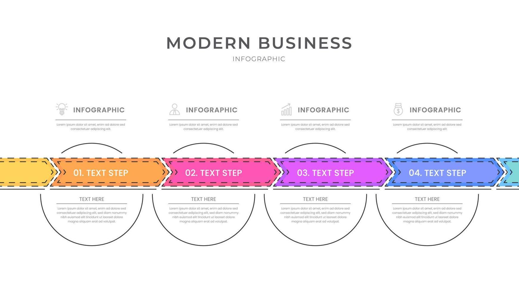 elegante infographic 3D-vectorsjabloon met stappen voor succes. presentatie met pictogrammen van lijnelementen. bedrijfsconceptontwerp kan worden gebruikt voor web-, brochure-, diagram-, grafiek- of bannerlay-out vector