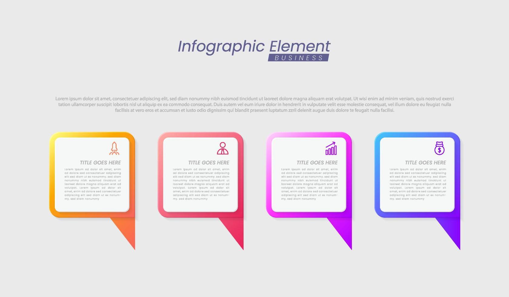 vector infographic ontwerpsjabloon met opties of stappen. kan worden gebruikt voor procesdiagram, presentaties, workflowlay-out, banner, stroomschema, infografiek.