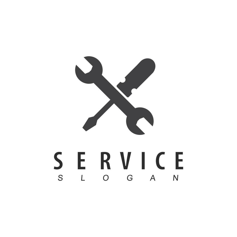 service en reparatie logo vector