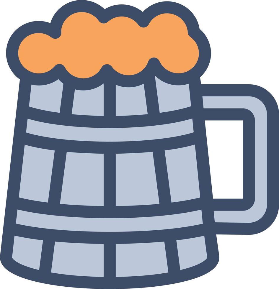 bier vectorillustratie op een background.premium kwaliteitssymbolen. vector iconen voor concept en grafisch ontwerp.