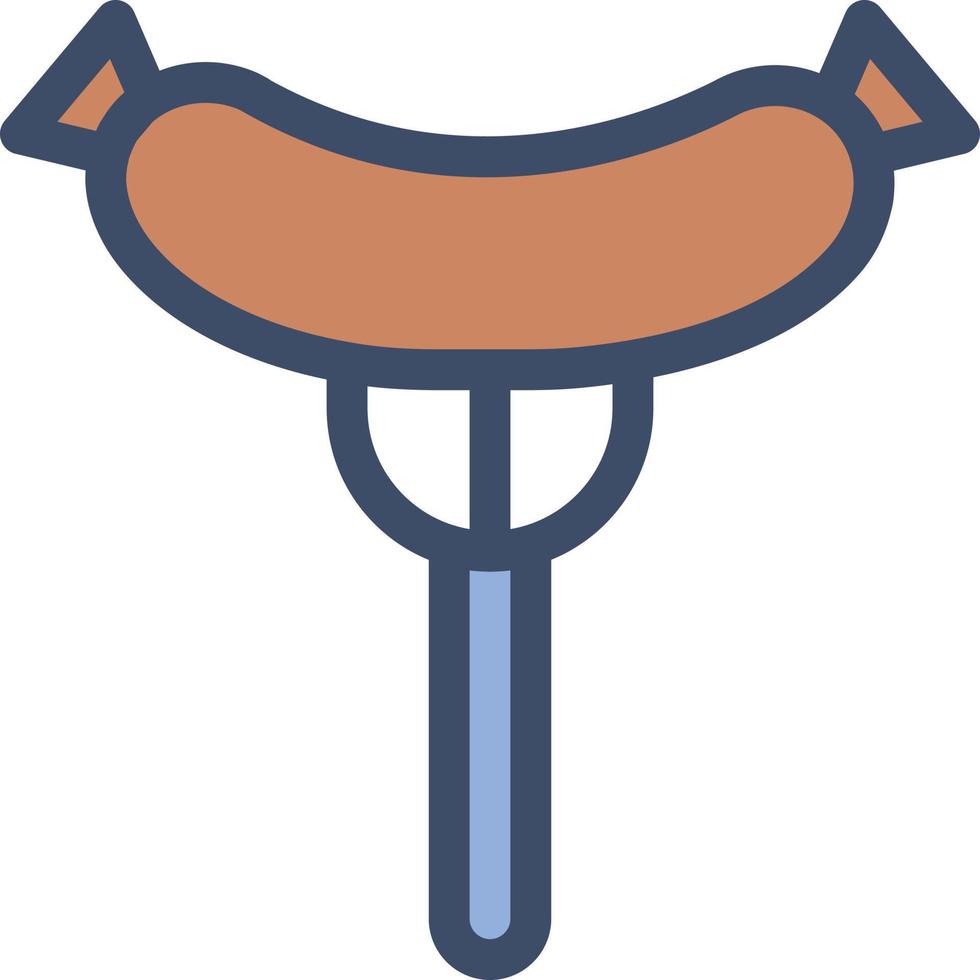 hotdog vectorillustratie op een background.premium kwaliteitssymbolen. vector iconen voor concept en grafisch ontwerp.