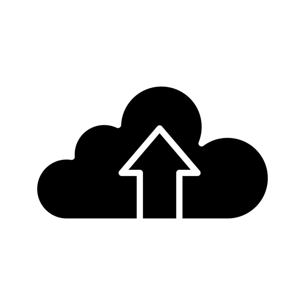 cloud download icoon vector