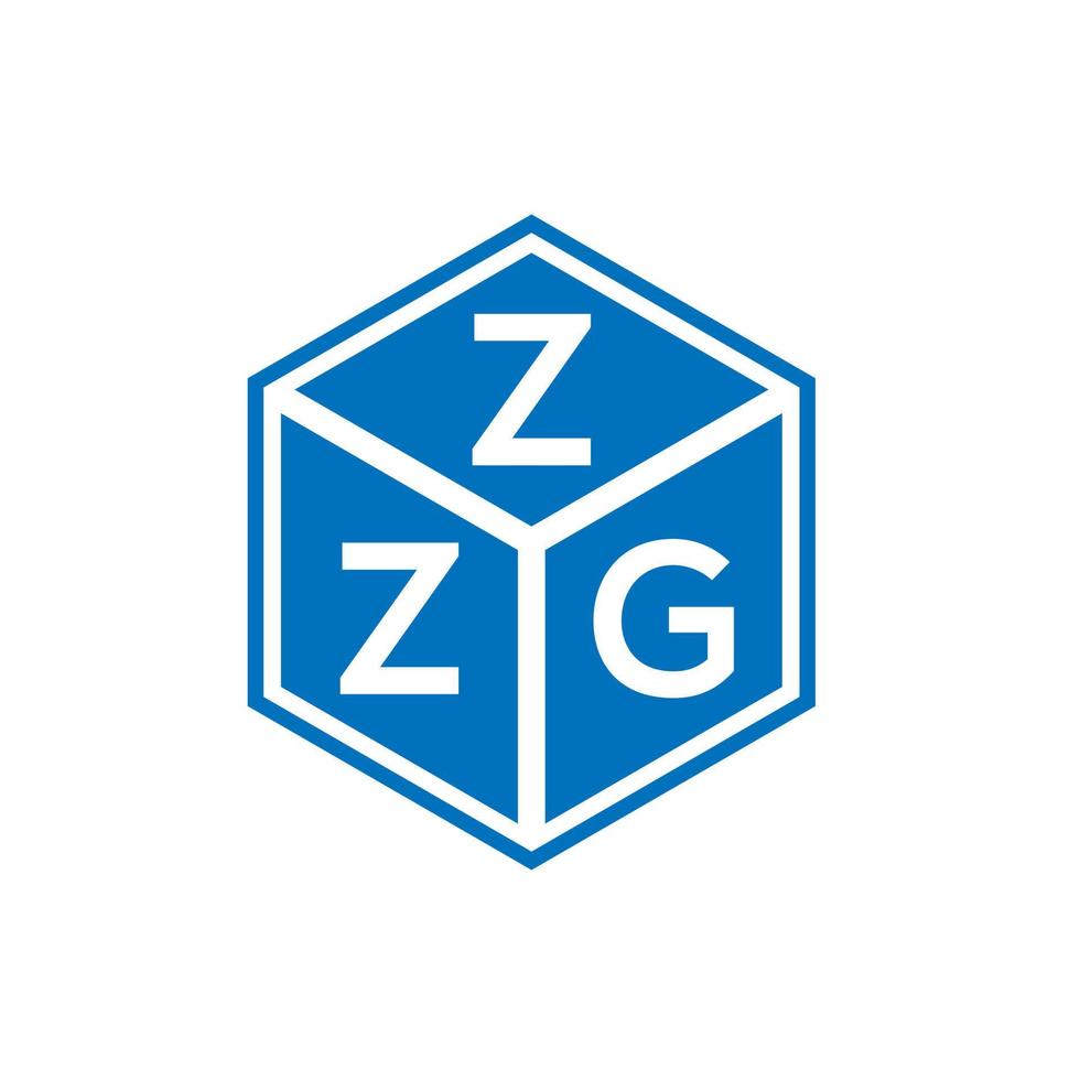 zzg brief logo ontwerp op witte achtergrond. zzg creatieve initialen brief logo concept. zzg brief ontwerp. vector