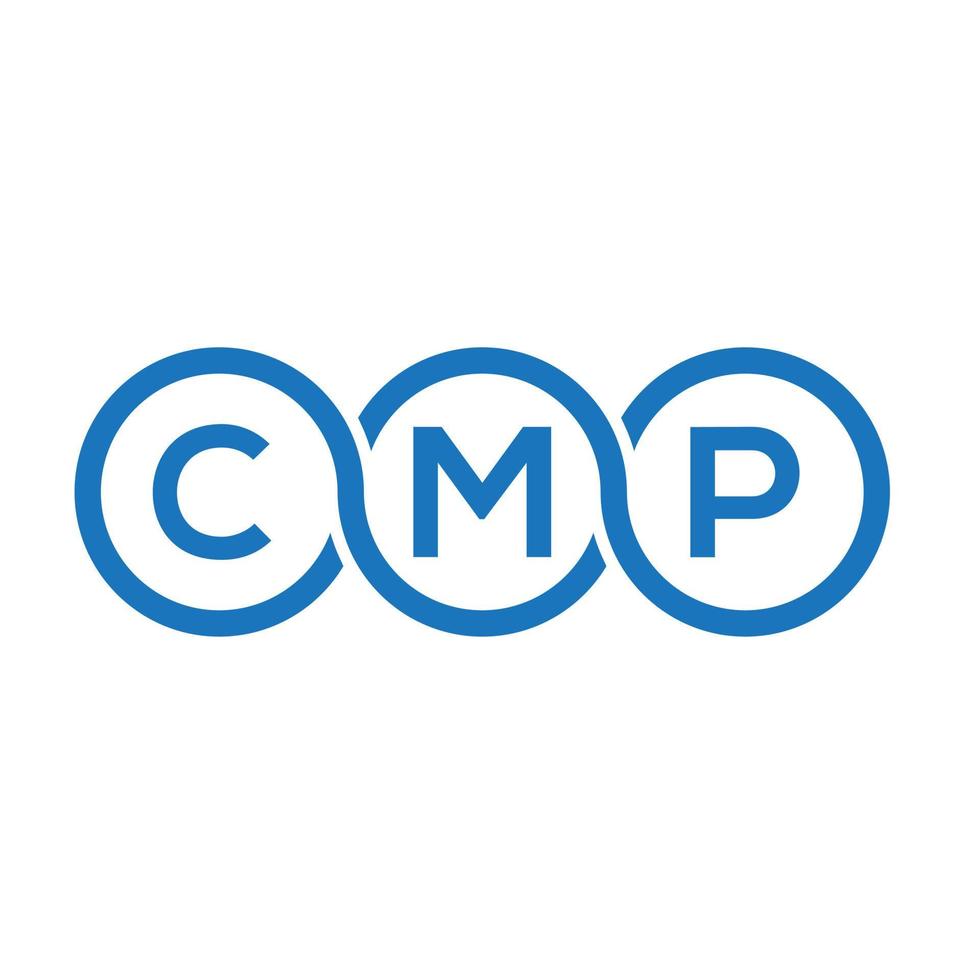 cmp brief logo ontwerp op witte achtergrond. cmp creatieve initialen brief logo concept. cmp brief ontwerp. vector