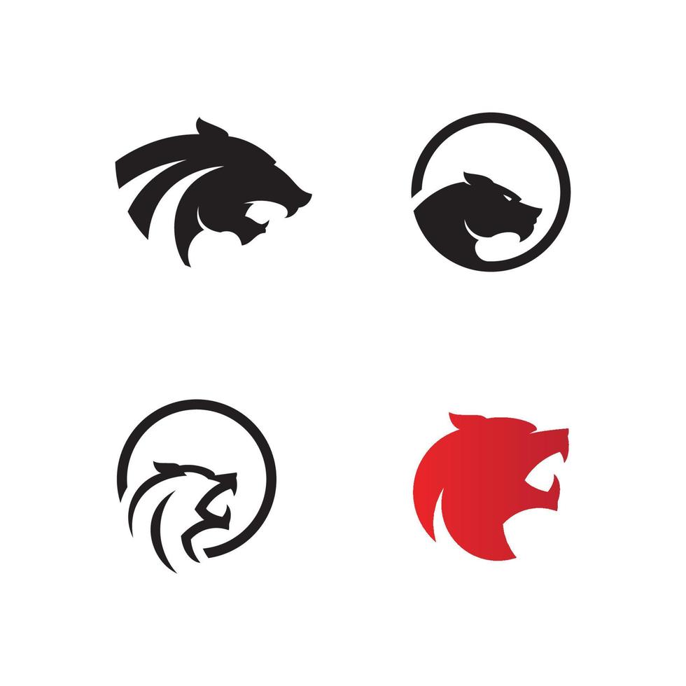 panter logo ontwerp vector illustratie sjabloon