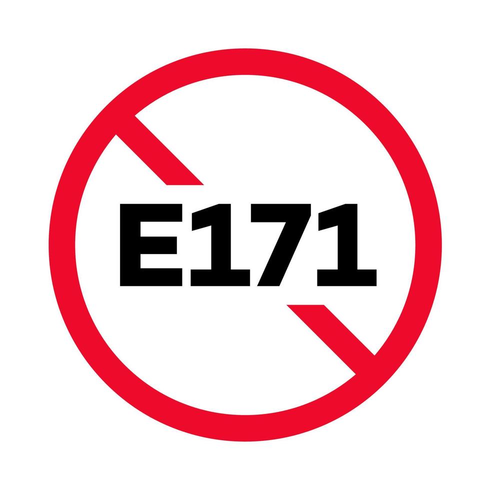 e 171 rond verbodsbord vector